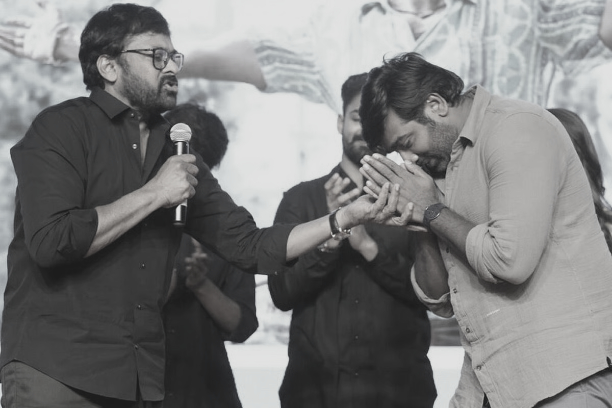 Chiranjeevi, Vijay Sethupathi cross paths on studio floors
