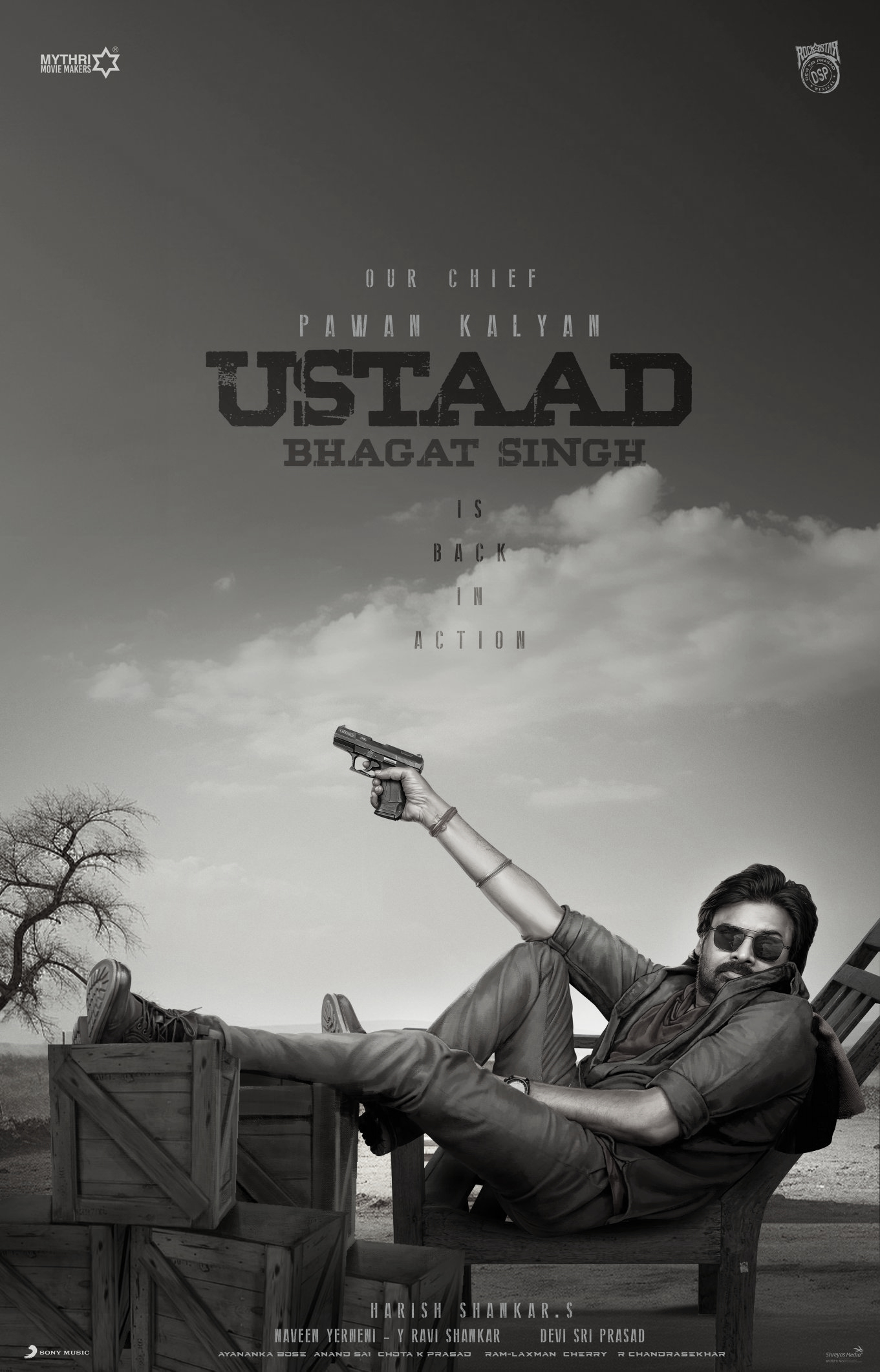 Pawan Kalyan completes shooting for Ustaad Bhagat Singh