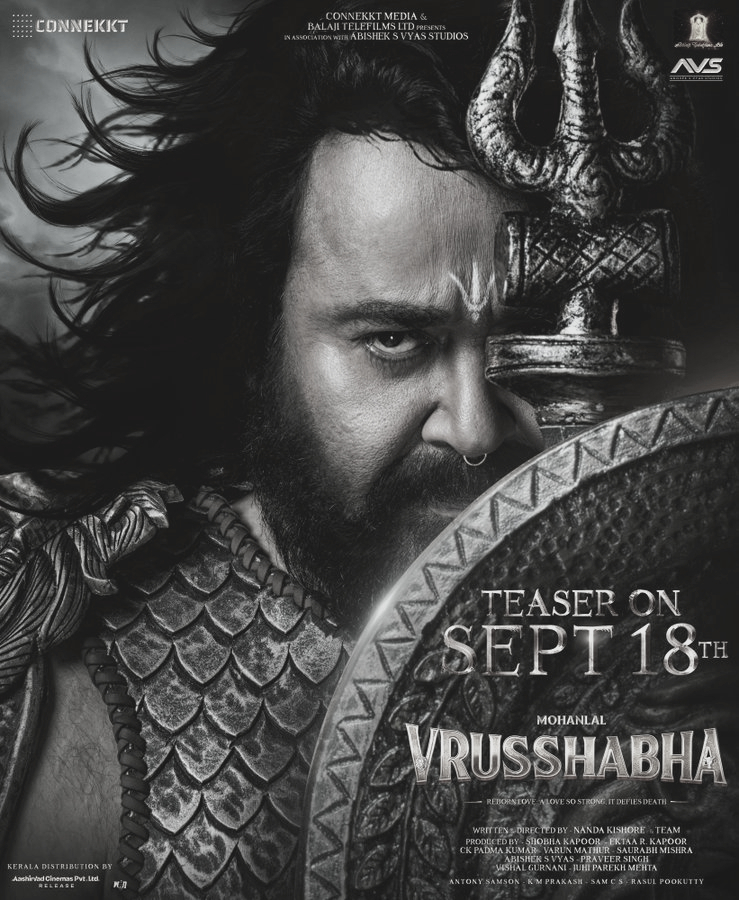 Mohanlal's upcoming Pan-India epic 'Vrushabha'