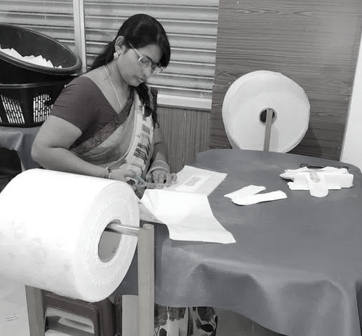 Mancherial woman pioneers handmade sanitary pads