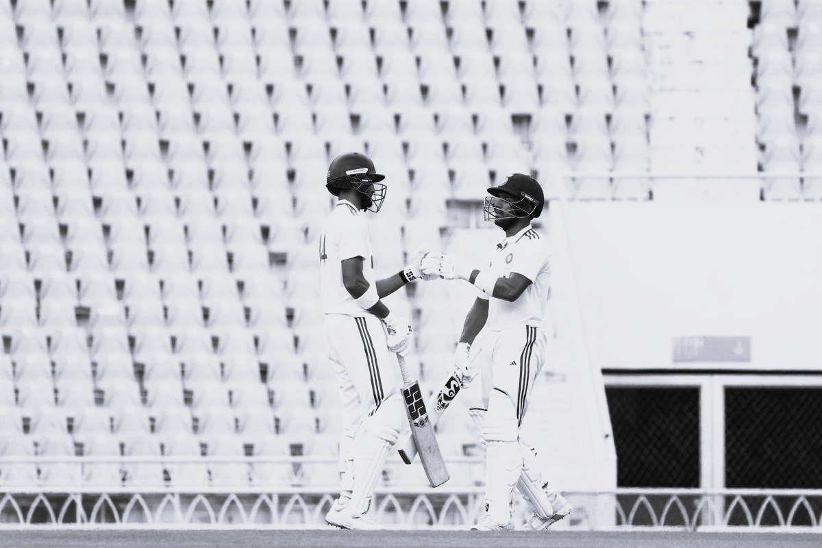 Unbeaten Jurel guides India A to 403/4