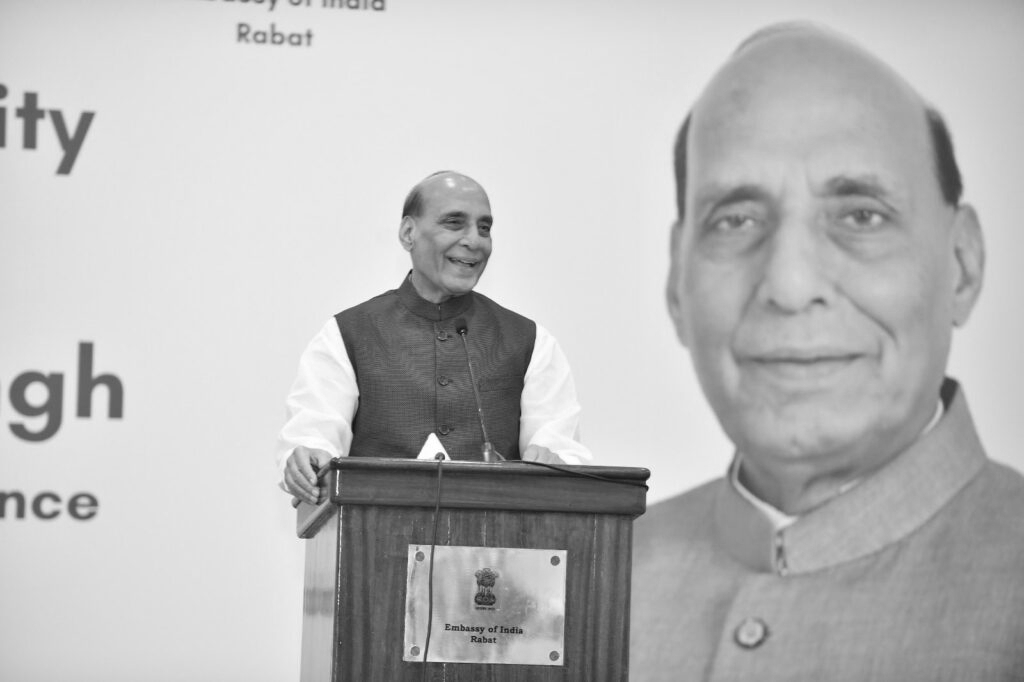 “World listens when India speaks,” says Rajnath Singh in Morocco