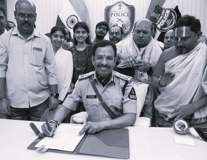 Sajjanar begins tenure as Hyd Commissioner of Police