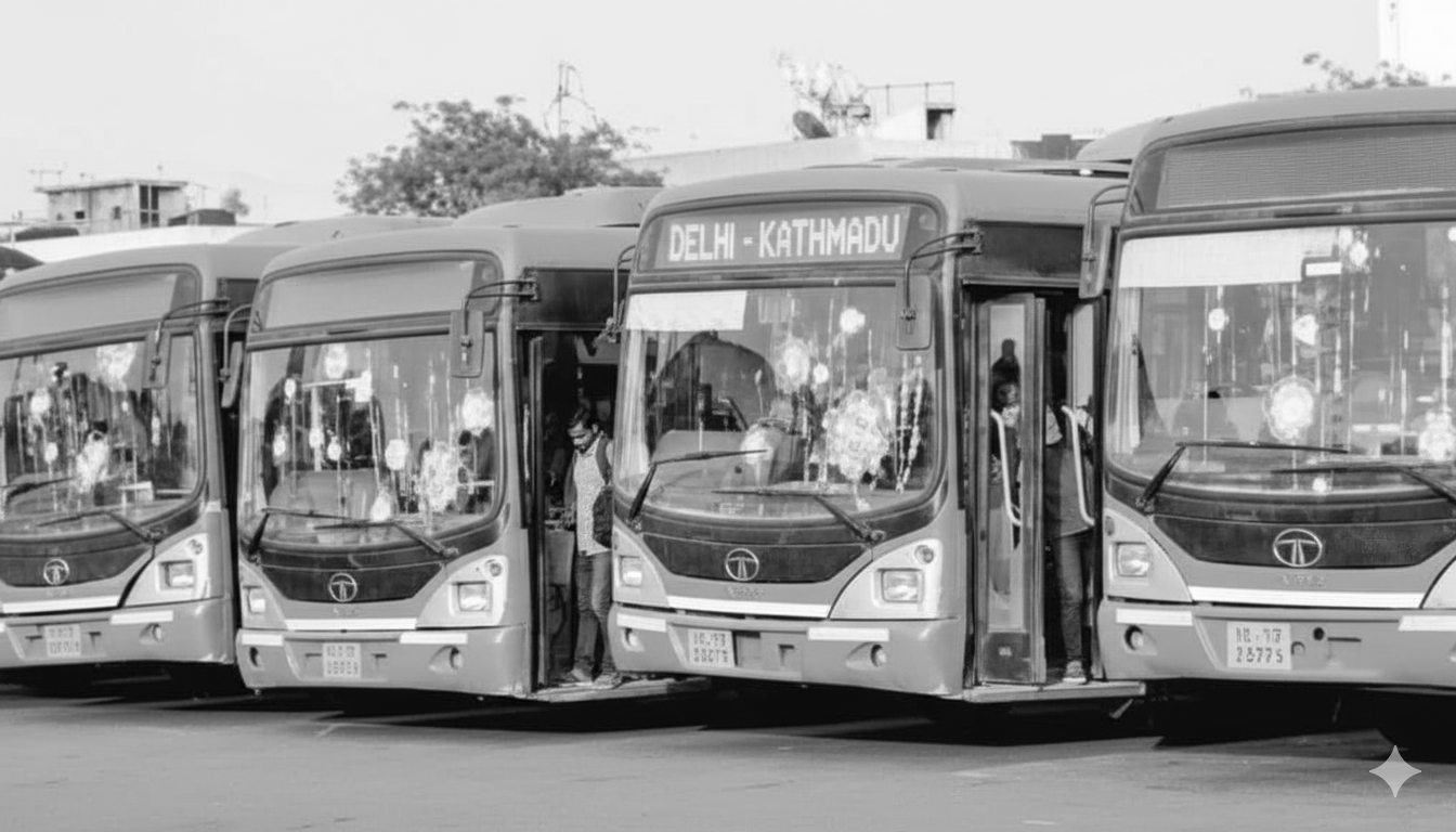 DTC resumes international bus service to Nepal after situation stabilises