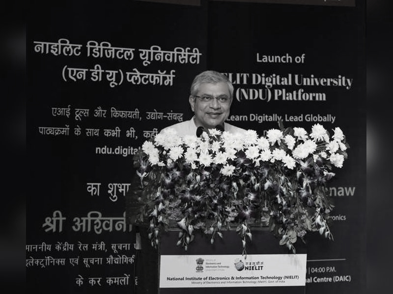 NIELIT university & centres opened by Vaishnaw