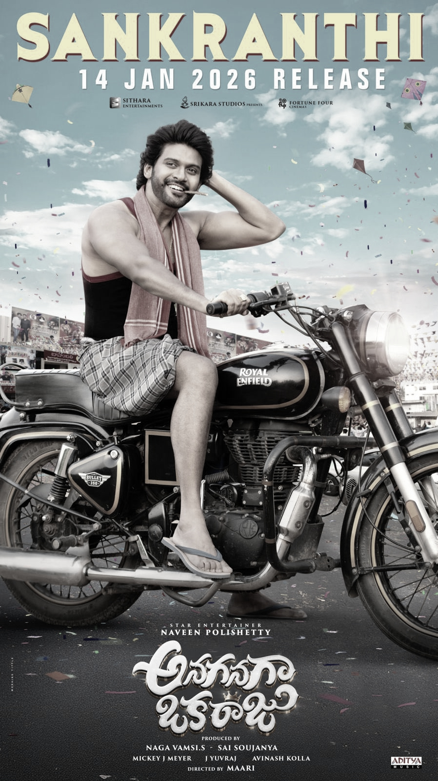 Naveen Polishetty unveils Dussehra promo for Anaganaga Oka Raju