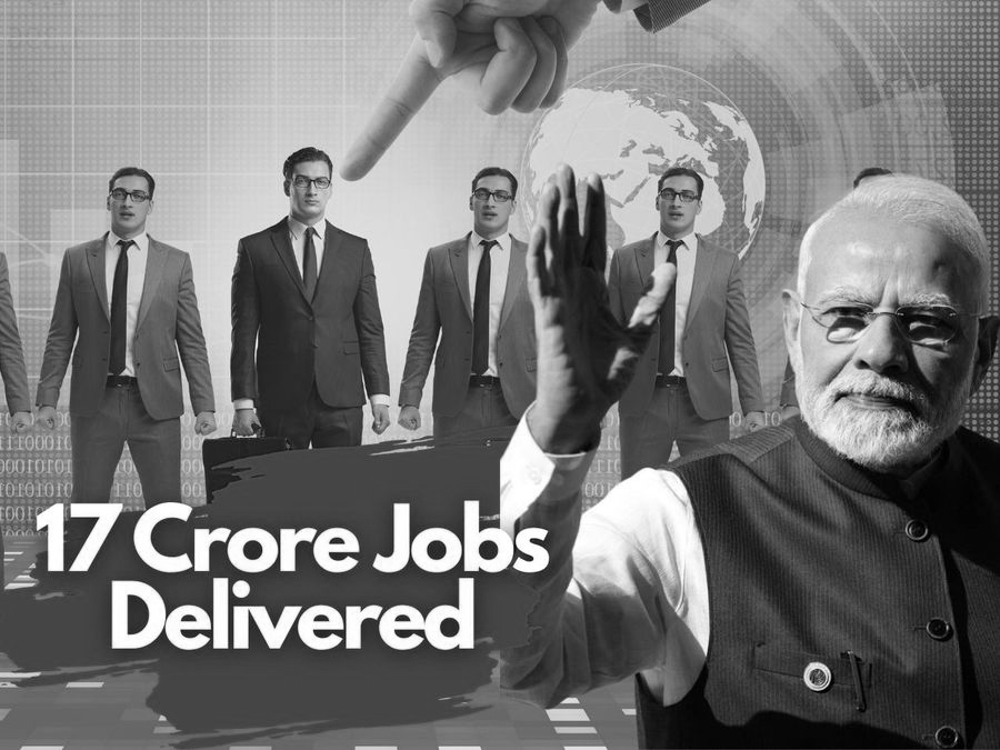India adds 17 crore jobs, but unemployment remains a challenge
