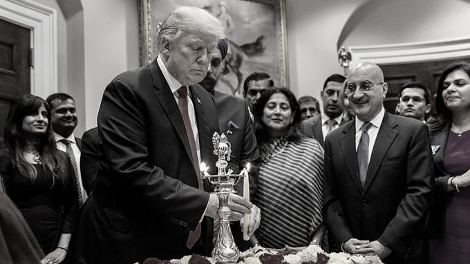 US President Donald Trump hosts Diwali celebration at the White House