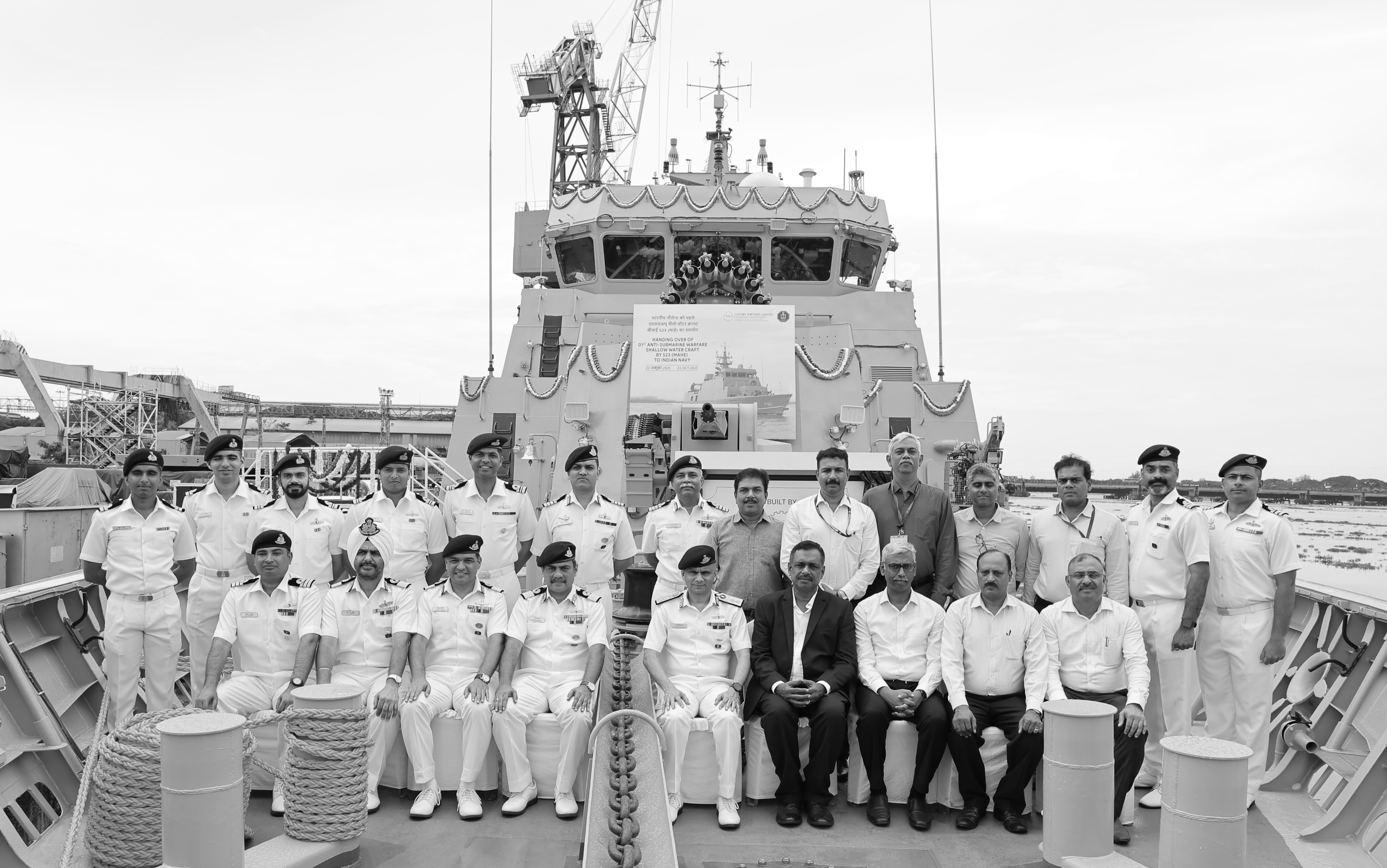 Indian Navy receives ‘Mahe’, first anti-submarine warfare shallow water craft