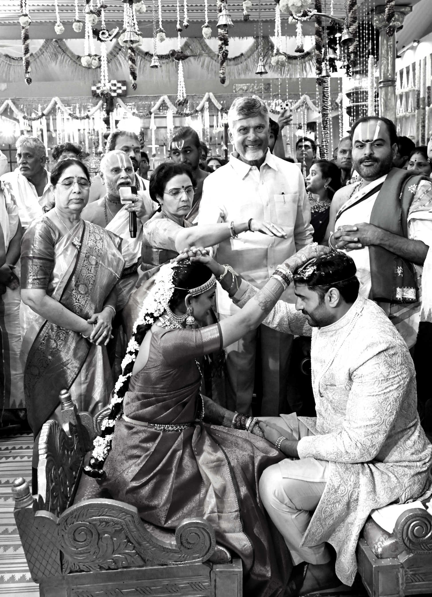 ఘనంగా నారా రోహిత్, శిరీషల వివాహం
