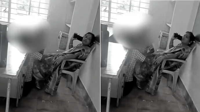 Teacher suspended after viral video shows students massaging her feet at Tribal school