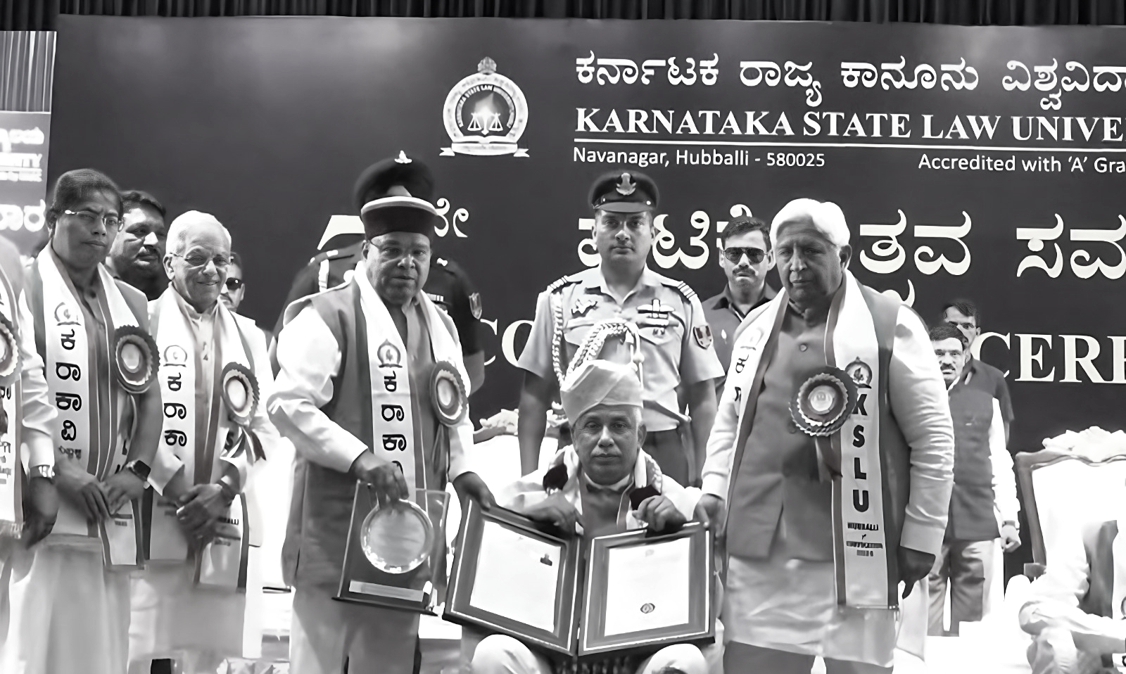 Andhra Pradesh Governor conferred Honorary Doctorate by Karnataka State Law University