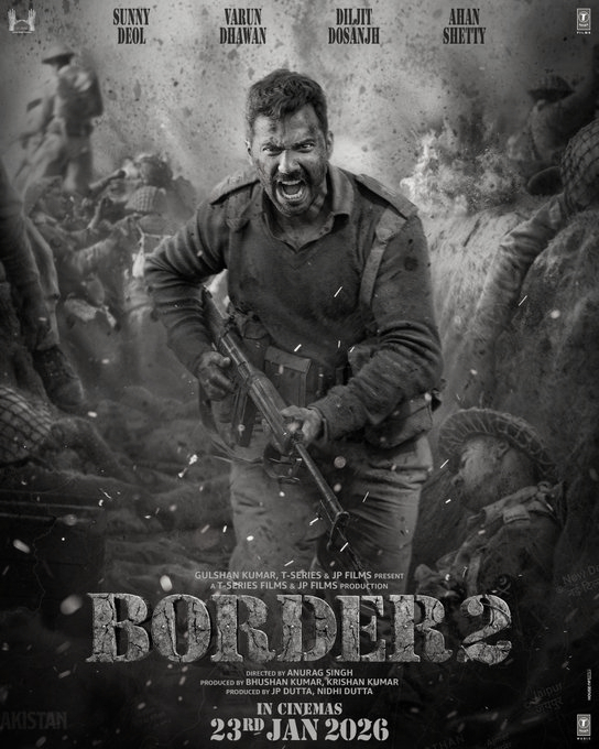Varun Dhawan steps into action mode as first look from ‘Border 2’ unveiled