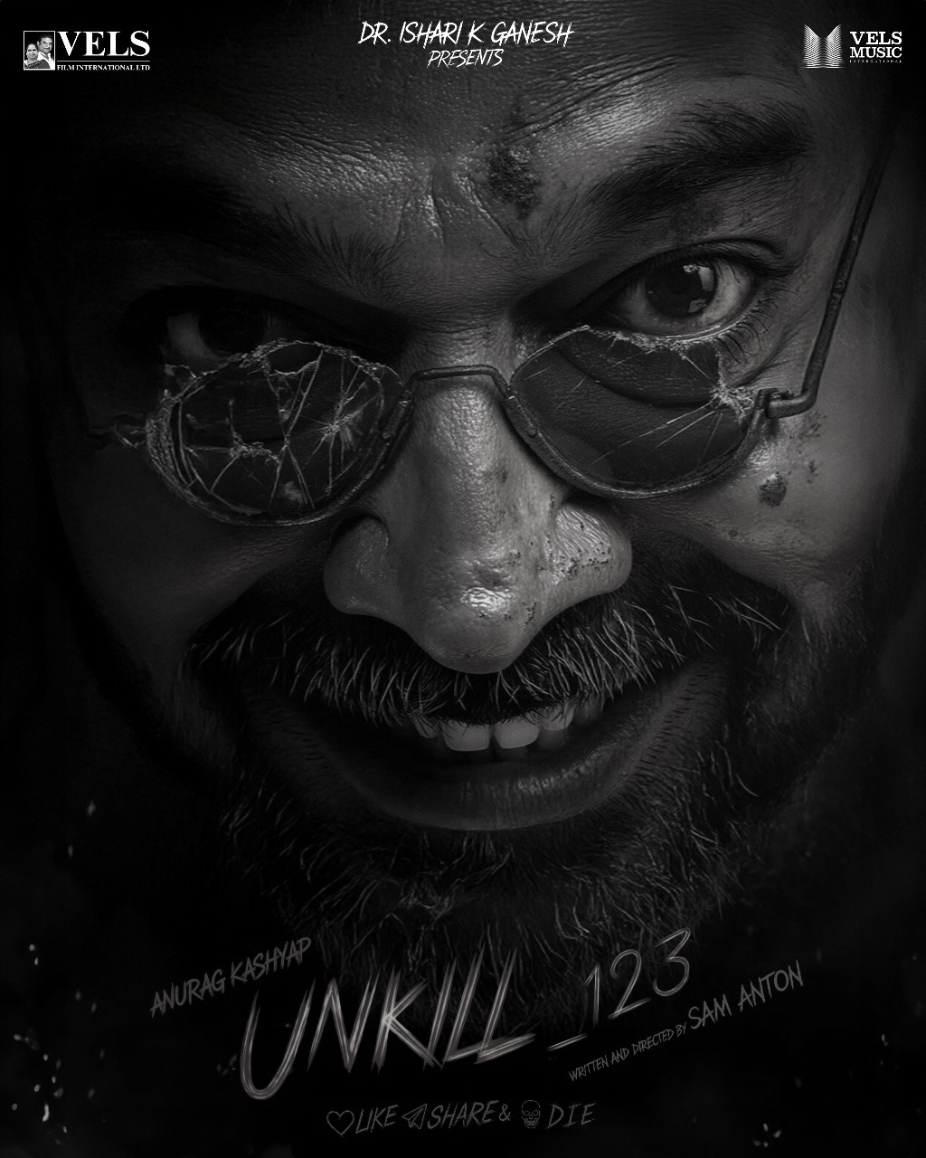 Vels Film International reveals first look of Anurag Kashyap's psychological thriller Unkill 123