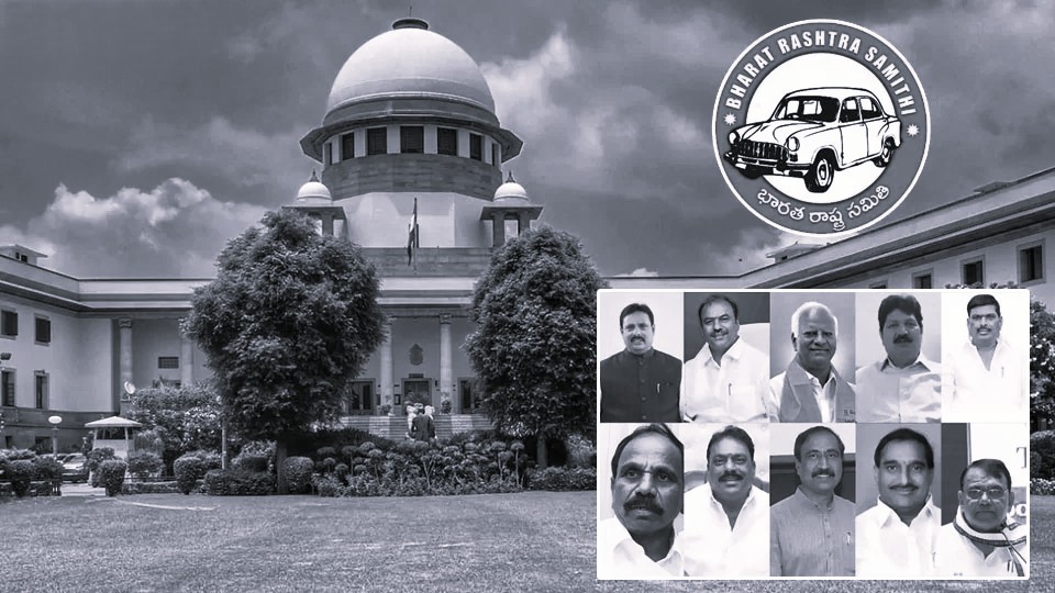 Supreme Court deadlines Telangana speaker on disqualification of 10 BRS MLAs