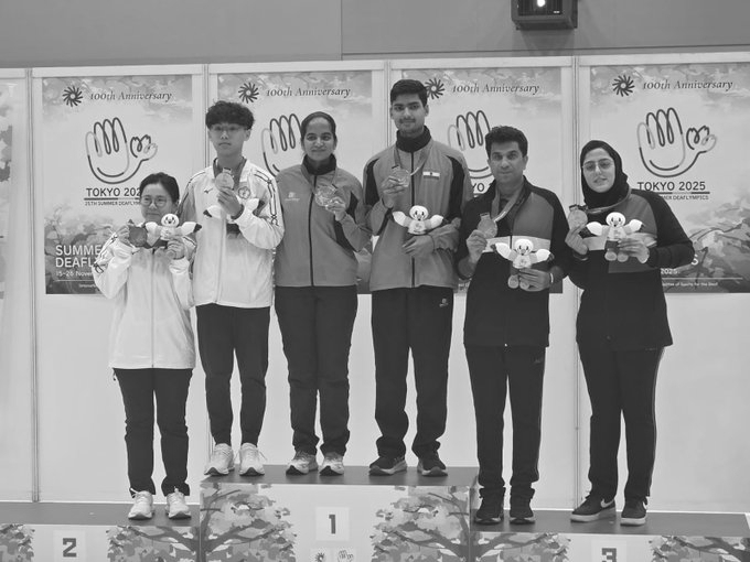 Deaflympics: Abhinav, Pranjali win air pistol mixed team gold as India adds 11th medal