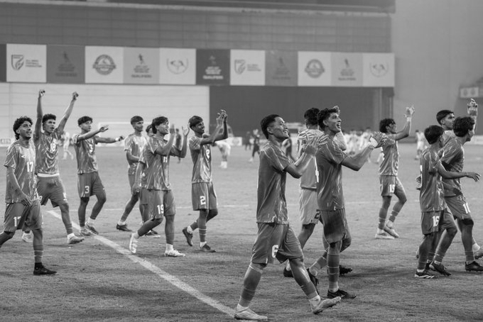 India U17 football team defeats Chinese Taipei 3-1 in qualifier