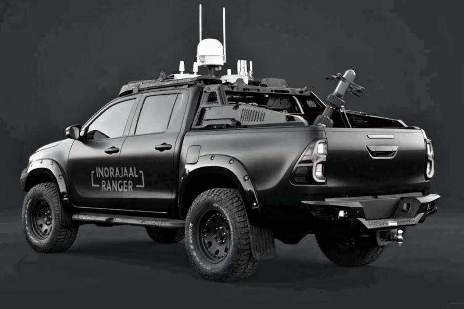 Indrajaal Ranger Mounted on 4x4 Vehicle, Capable of Detecting Drones Up to 10 km