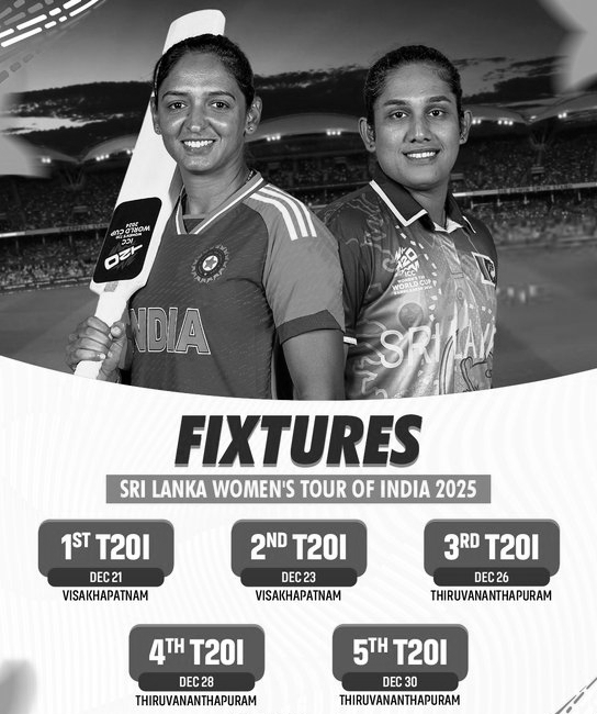 India women to host Sri Lanka for five-match T20I series this December