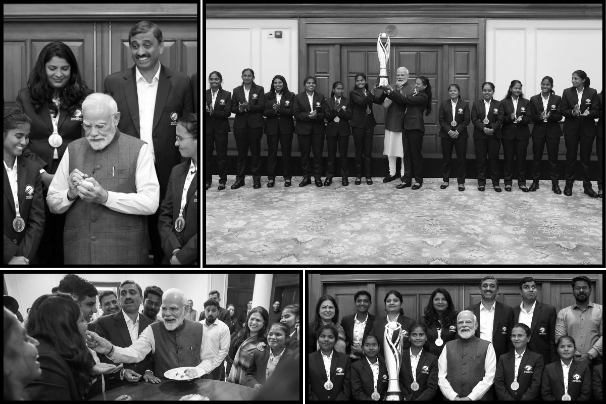 PM Modi meets Blind Women’s T20 World Cup champions, praises their grit and spirit