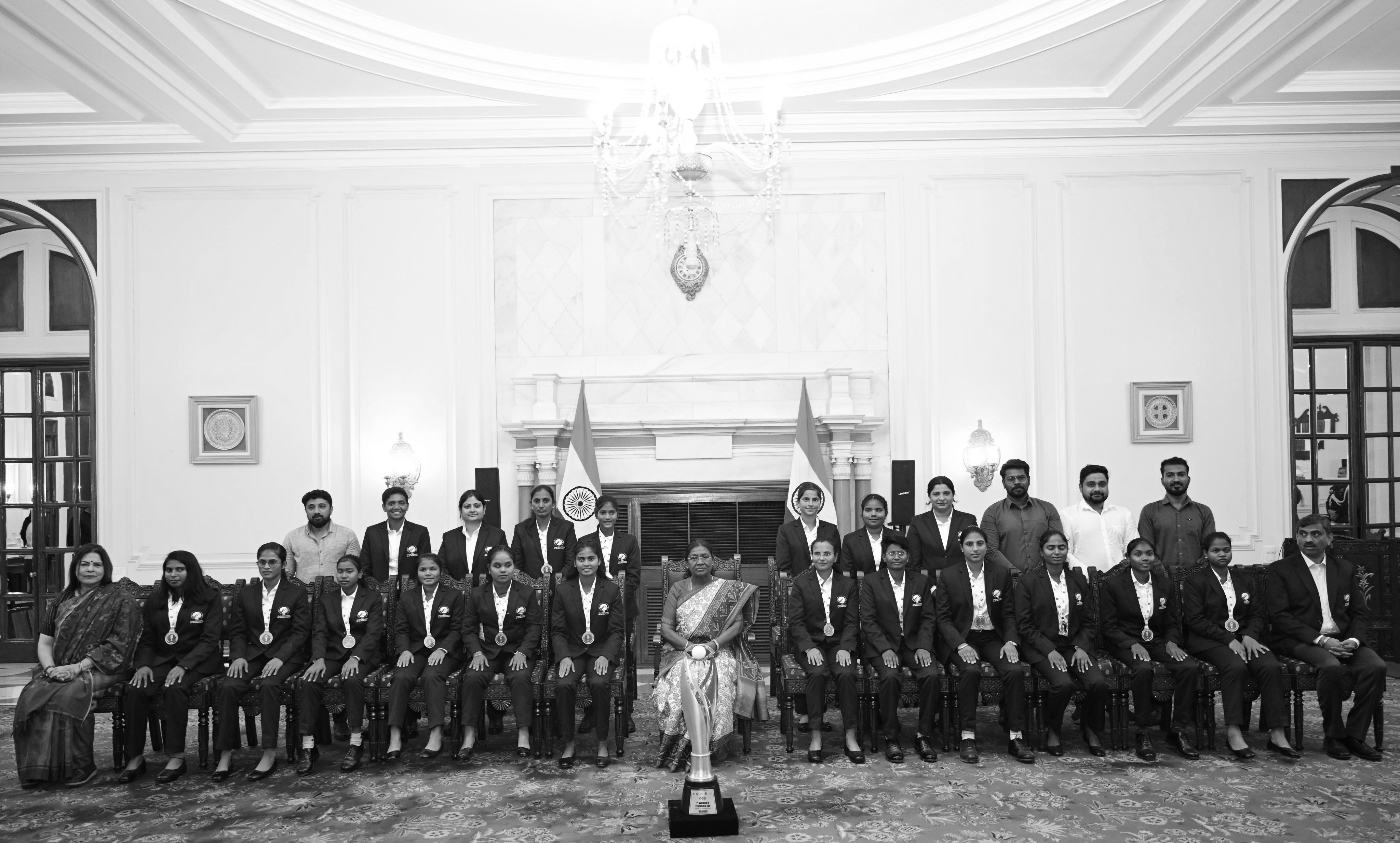 Indian blind women’s cricket team meets President Murmu after historic T20 World Cup win