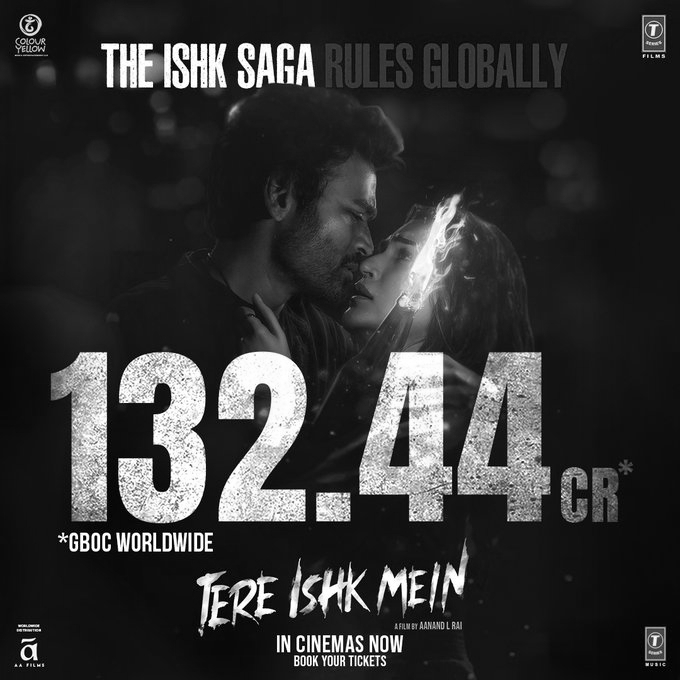 ‘Tere Ishk Mein’ crosses 132 crore worldwide in second week despite ‘Dhurandhar’ clash