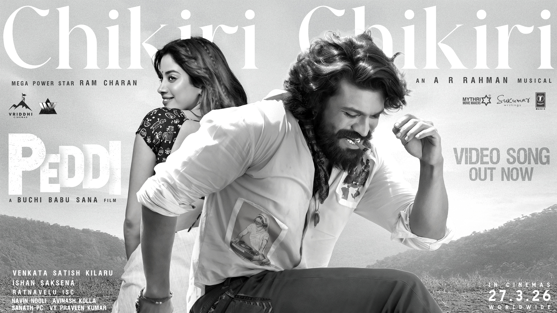 91 million and counting, Ram Charan's “Chikiri Chikiri” fuels Peddi’s pan India hype