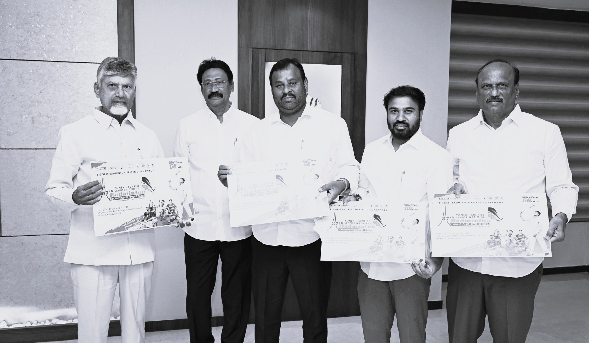 CM unveils poster for 87th National Badminton Championship
