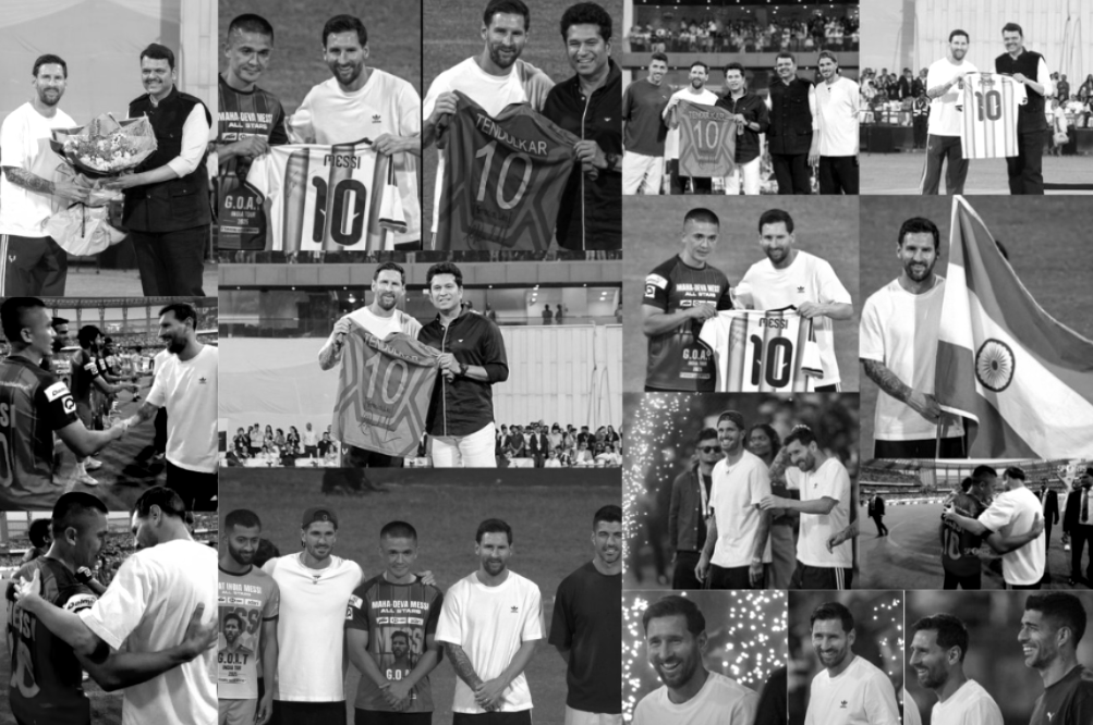 Messy’s GOAT Tour: Messi thrills Mumbai, meets Tendulkar and Chhetri, set to meet PM and CJI in Delhi