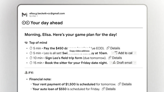 Google Labs Unveils Experimental AI Agent ‘CC’ for Gmail, Drive, and Calendar