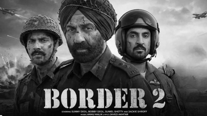 Border 2 teaser drops: Sunny Deol, Varun Dhawan, Diljit Dosanjh trio shine