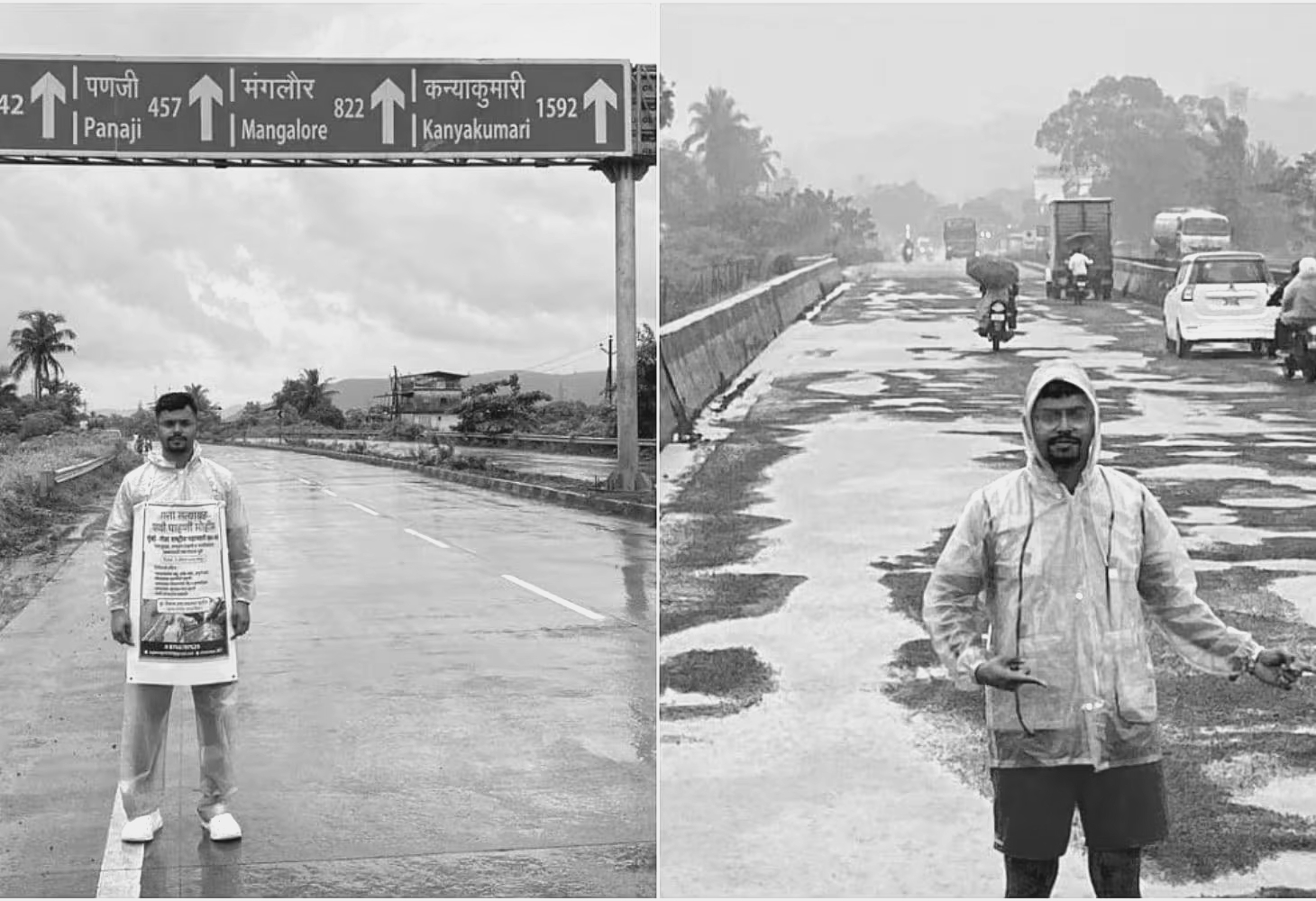 ‘Rasta Satyagraha’: Young activist walks Mumbai-Goa highway to map hidden dangers