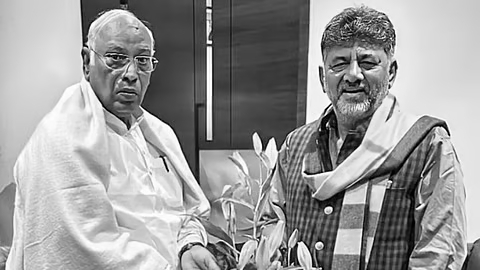 Shivakumar meets Kharge, sparks speculations amid Karnataka leadership debate