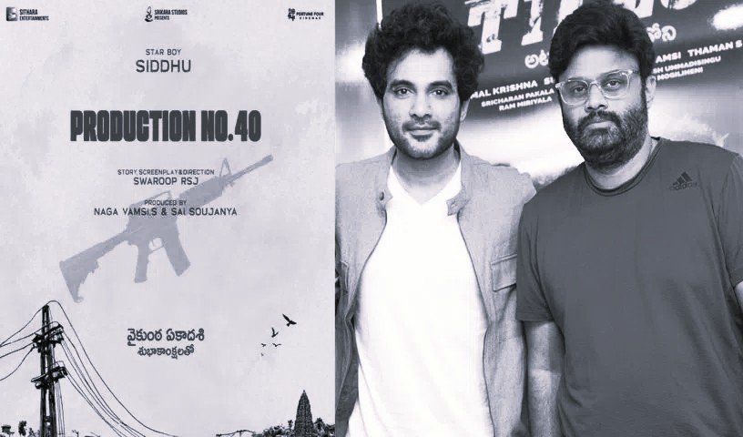 Siddu Jonnalagadda Begins Hat-trick Project Under Sithara Banner