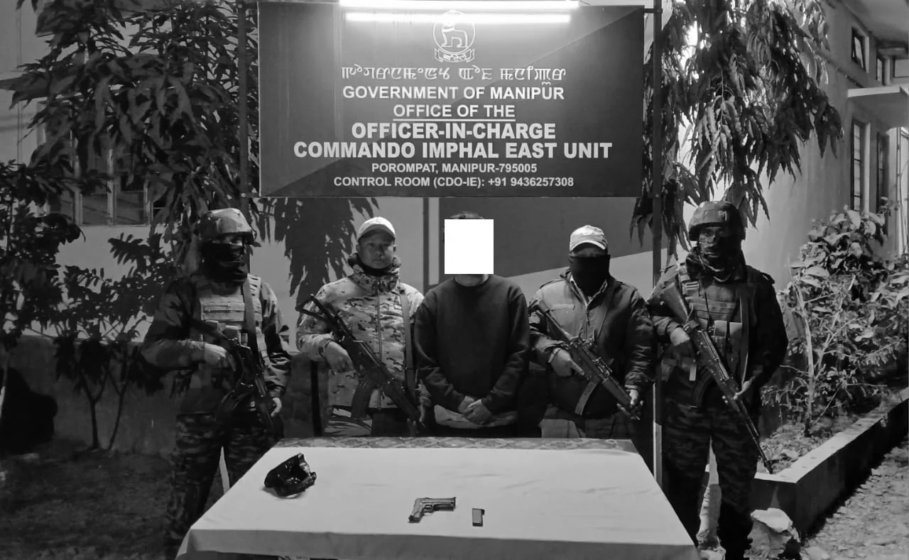 Two arrested, arms and ammunition recovered in Manipur operations