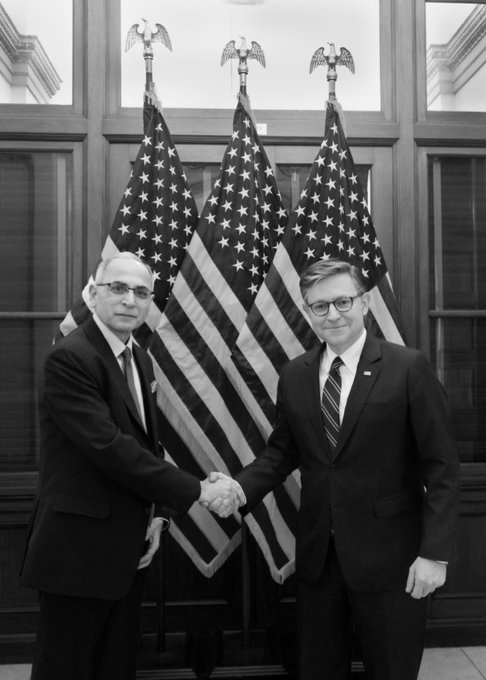 Indian envoy Vinay Kwatra meets US Speaker Mike Johnson, discusses counterterrorism, trade and technology ties