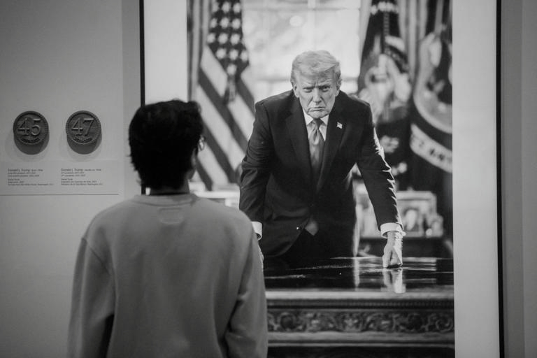 Smithsonian removes impeachment references from Trump’s presidential portrait display