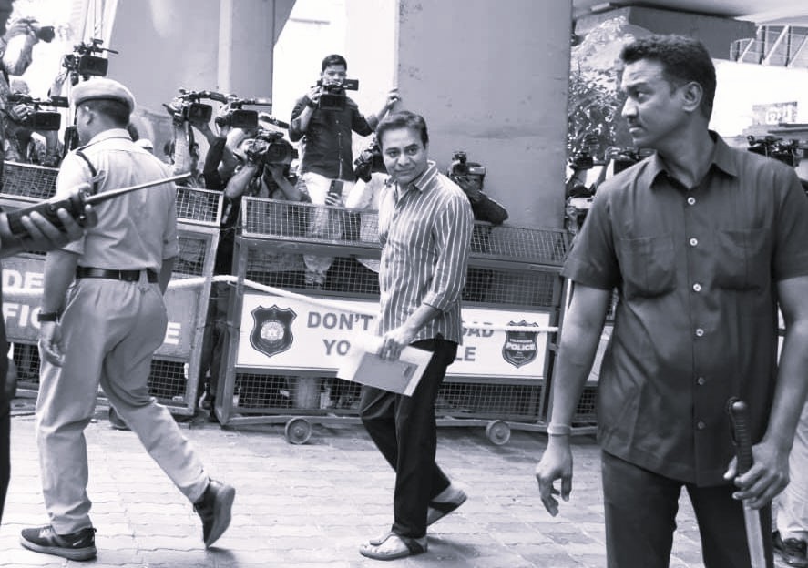 KTR Summoned: SIT Questions BRS Leader in Phone Tapping Probe