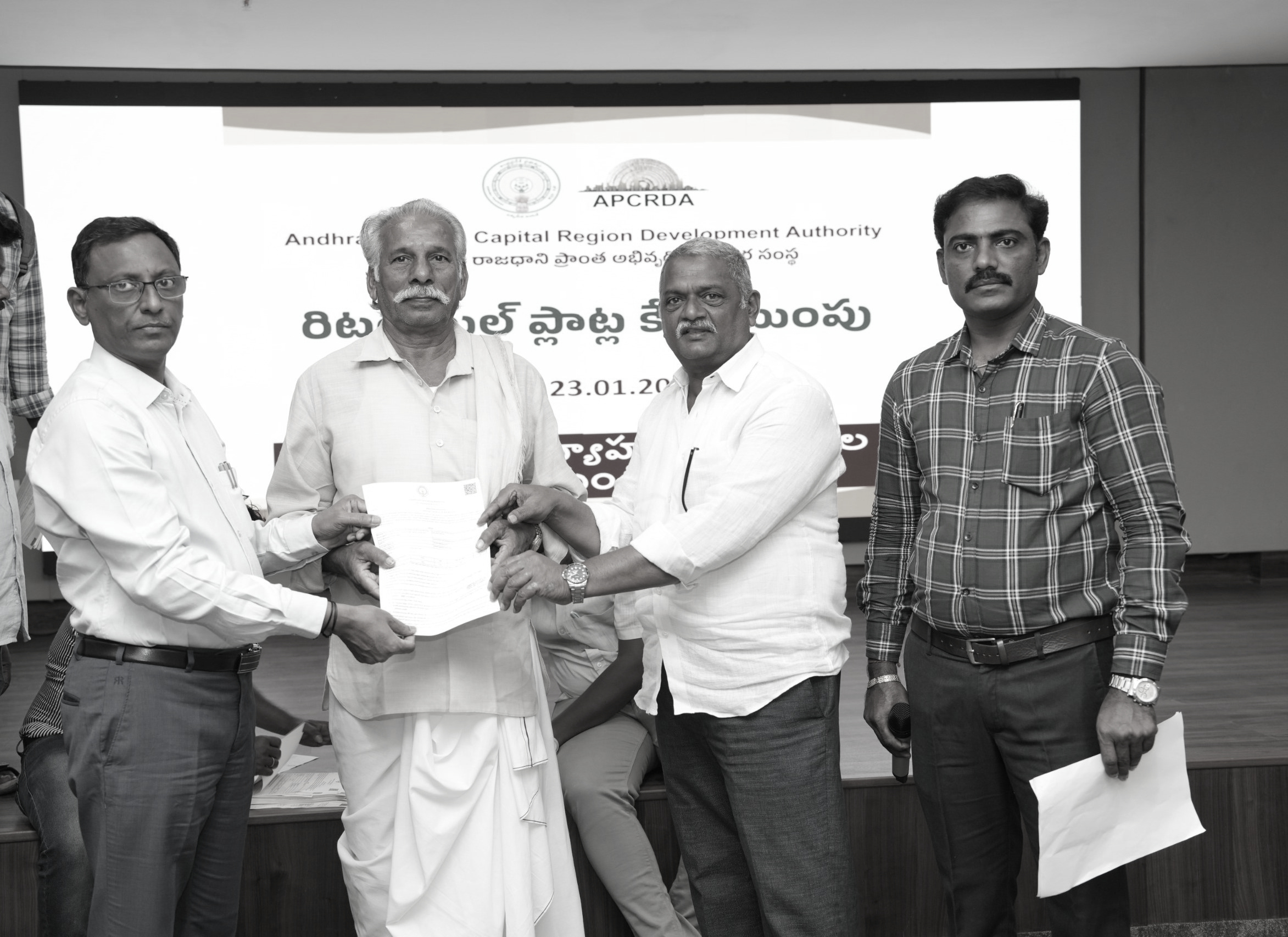 496 Returnable Plots Allotted to Amaravati Farmers