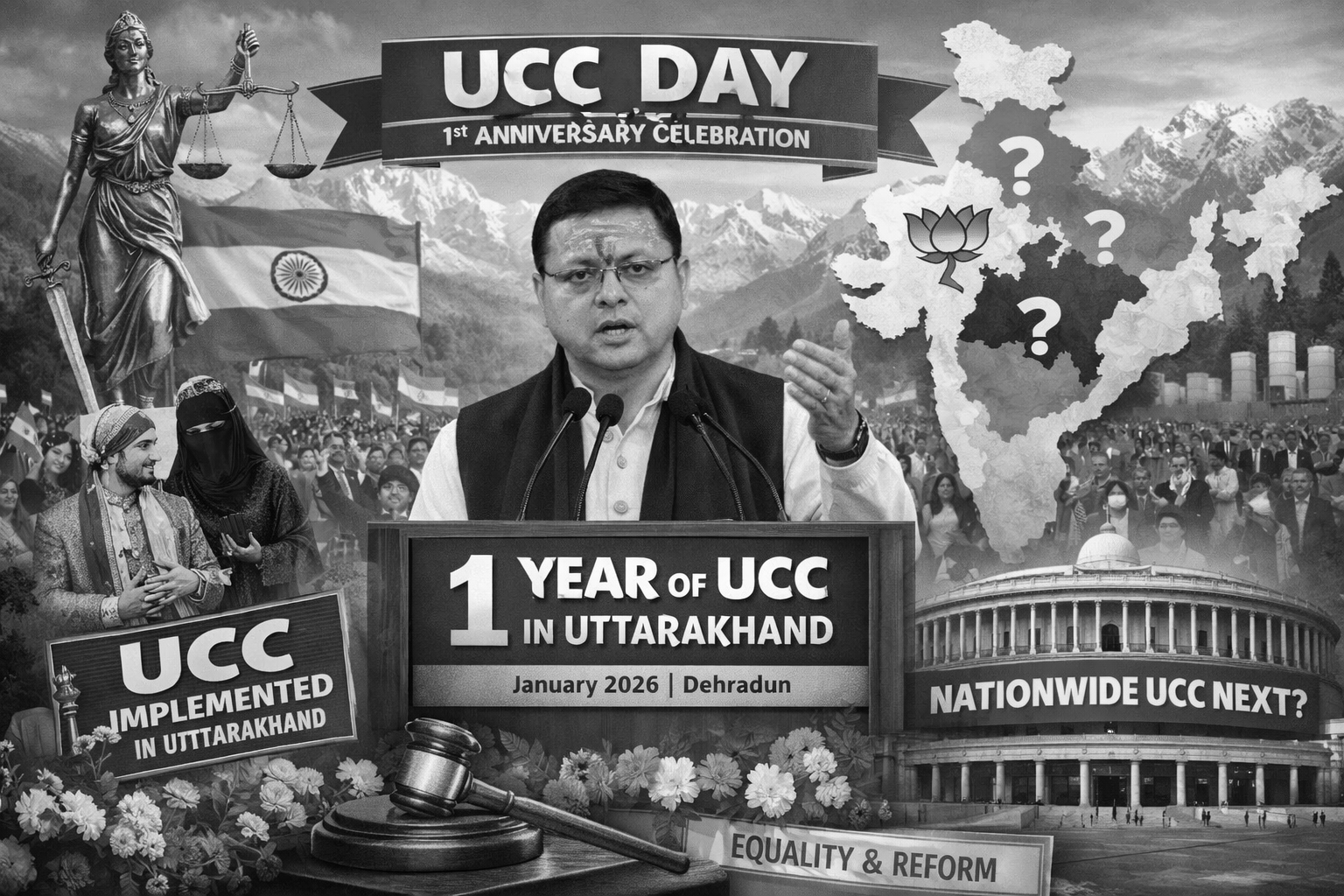Uttarakhand Marks One Year of UCC Implementation: Will Other BJP States or the Nation Follow?