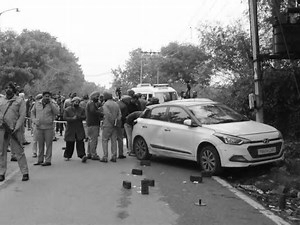 Accused in Goldy Brar cousin’s murder shot dead near Mohali court, Brar booked