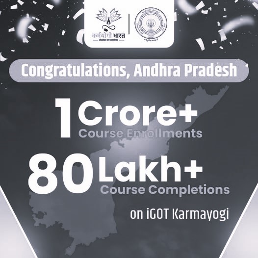 Record-Breaking Milestone for AP on iGOT-Karmayogi Portal