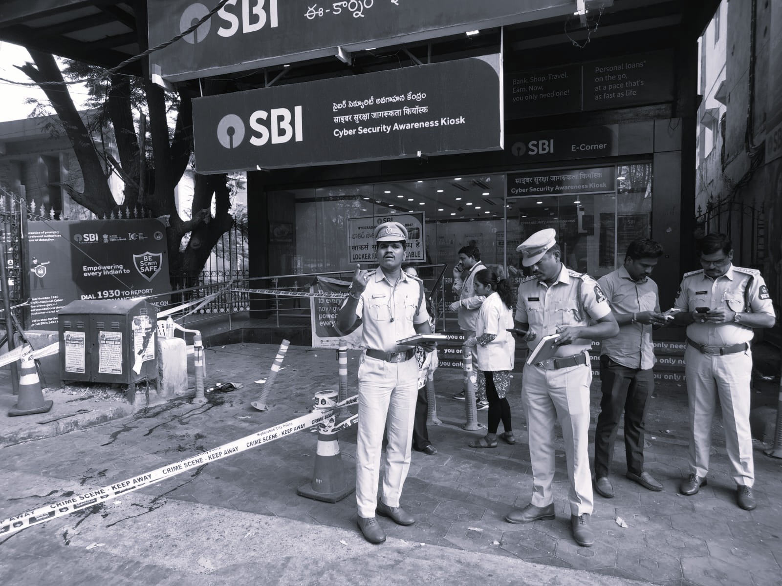 Gunfire Sparks Panic on Koti Bank Street