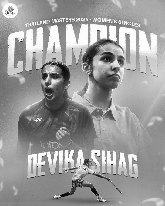 India's Devika Sihag makes history, wins first BWF World Tour title at Thailand Masters