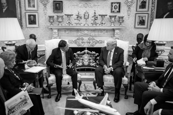 Trump meets Colombia’s Petro weeks after calling him a ‘sick man’ fuelling drug trade