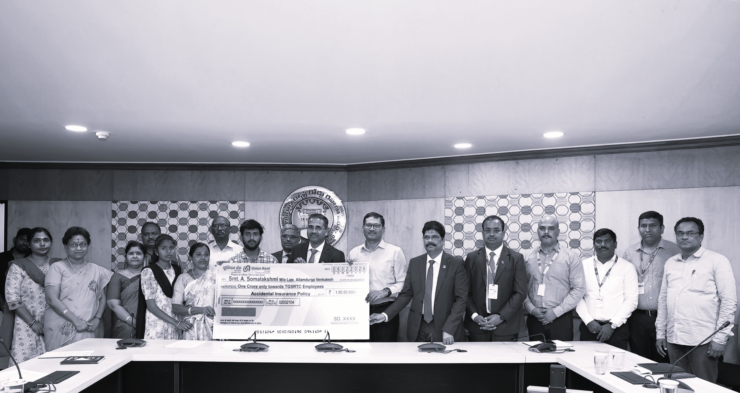 ₹1 Crore Insurance Relief for Families of TGSRTC Drivers Who Died in Road Accidents
