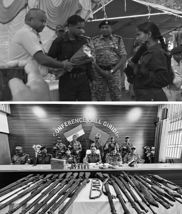 Major blow to Maoists: Odisha leader surrenders, Jharkhand arms seized, Amit Shah vows eradication by Mar 31