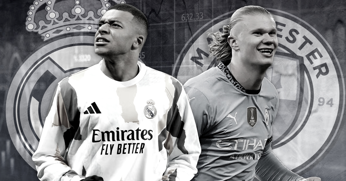 Mbappé and Haaland steer wins as Madrid, Man City keep title hopes alive