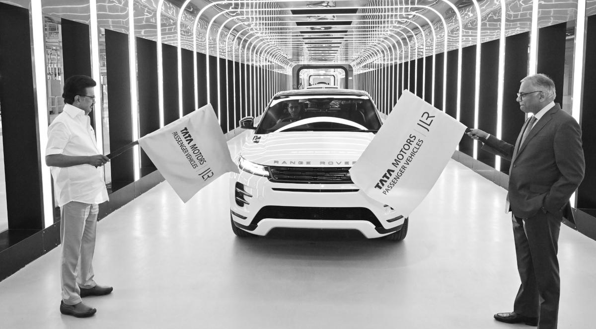Tata Motors - Jaguar Land Rover Open ₹9,000 Crore Plant in Tamil Nadu