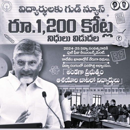 AP Students Breathe Easy: Government Clears ₹1,200 Crore in Fee Dues